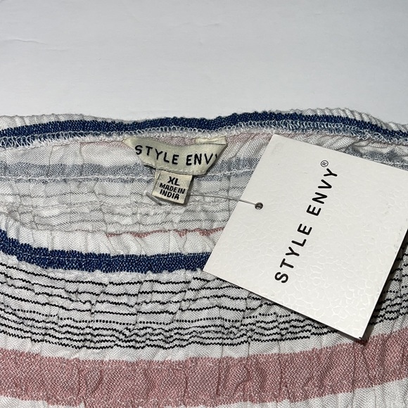 STYLE ENVY SMOCKED CROP TOP!! NEW WITH TAGS!! - Picture 2 of 2